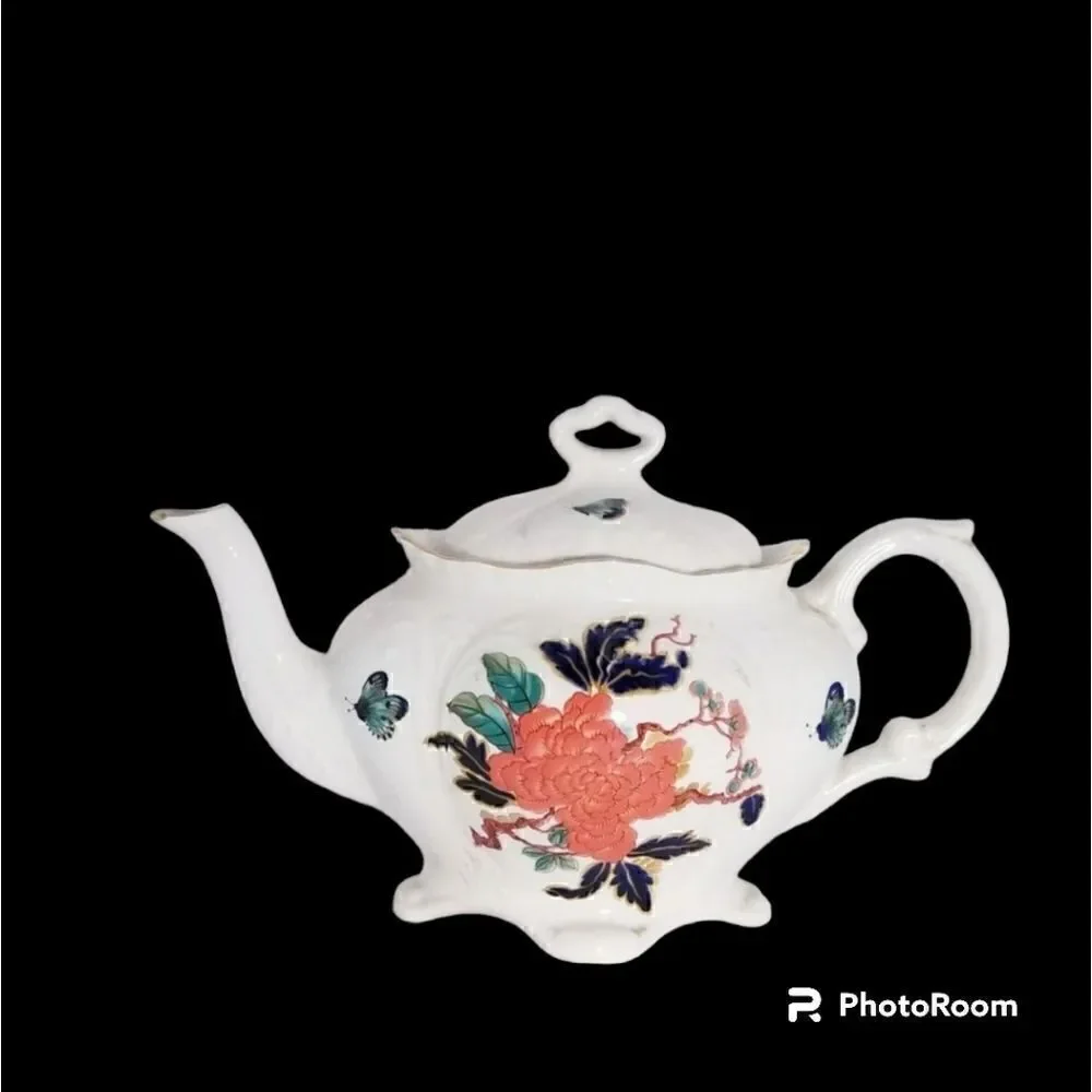 Vintage James Kent Old Foley ceramic teapot